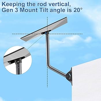 Uchwyt Gen 3 do Starlink, regulowany zestaw do montażu na