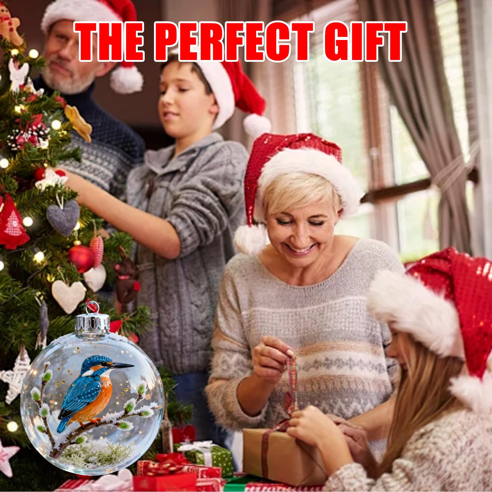 Natur Thema Tier Dekoration Kugel Weihnachtskugel für das ganze Jahr über Haus Verschönerung Ornament Weihnachten Hängend