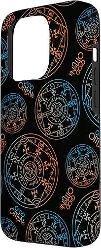 Vista 32 de iPhone 11 Pro Max Good Omens - Funda de la Rueda de la fortuna