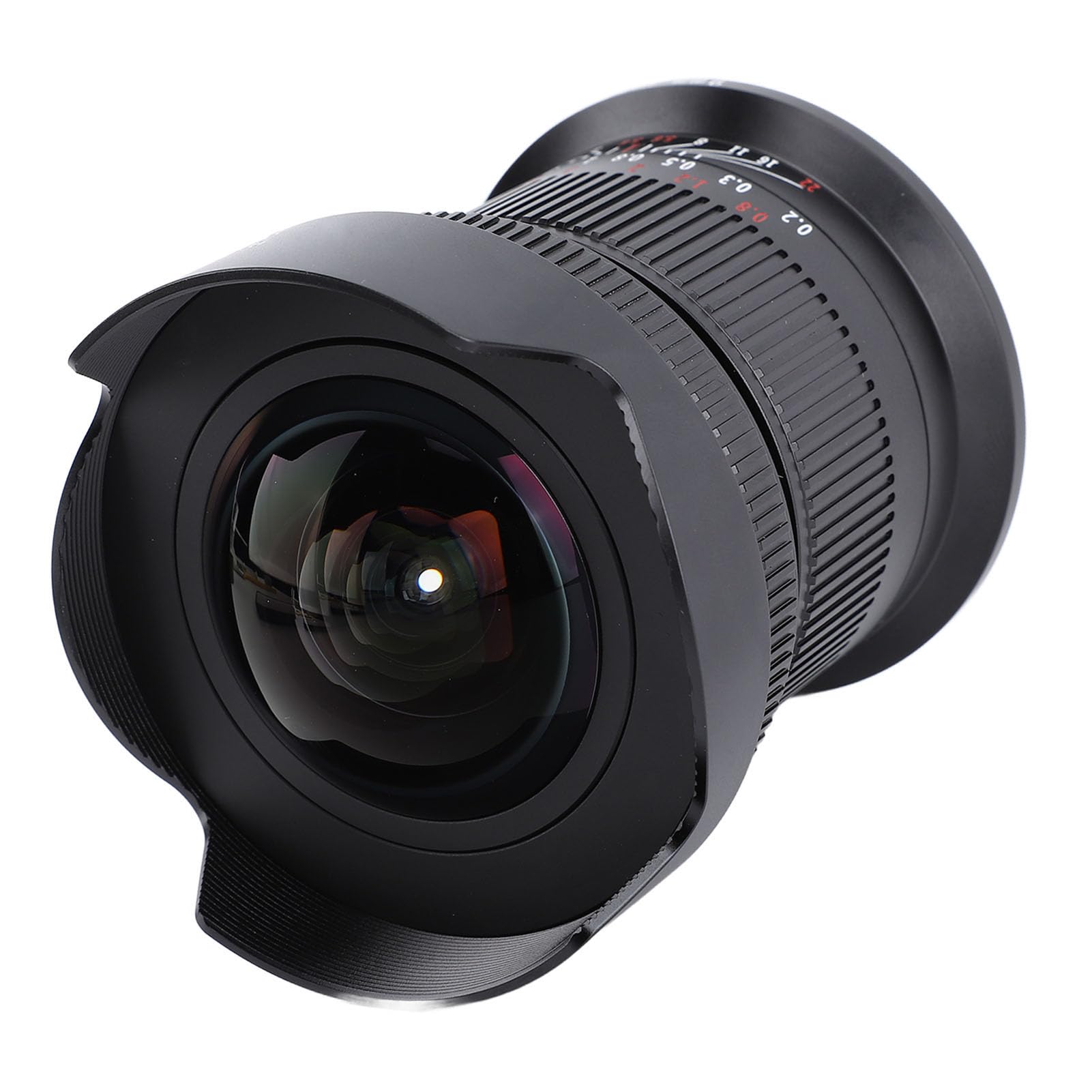 Lente de Fotograma Completo de ángulo Ultraancho F5.6 de 9 Mm Lente de Cámara de Distorsión Cero para Fotografía de Paisajes y Arquitectura