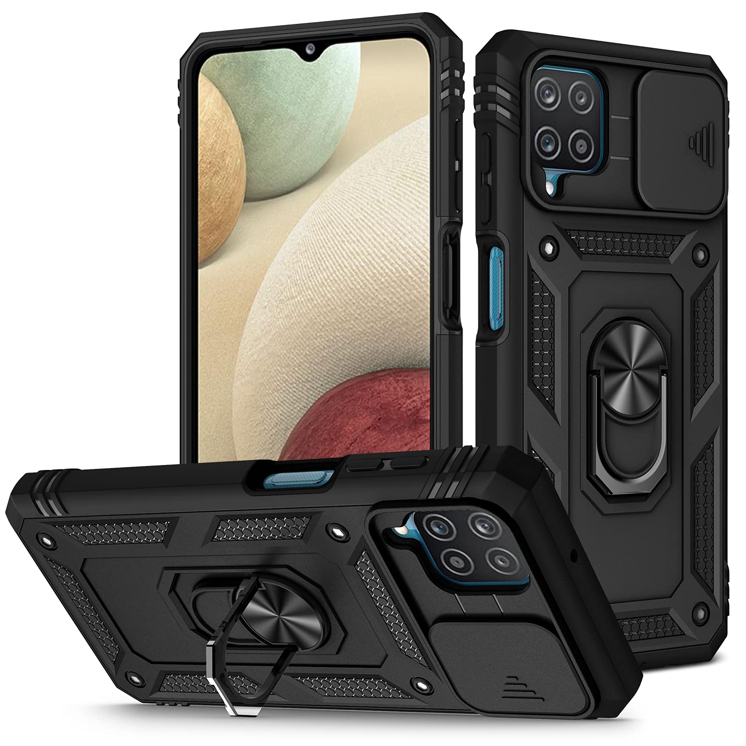 Coque rigide robuste Samsung A12 5G avec finition blindée premium - 8