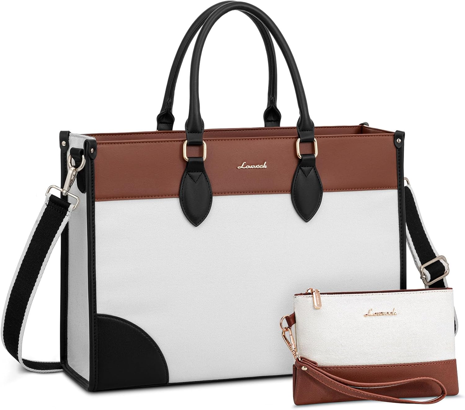 LOVEVOOK Laptop Bag for Women 15.6 lnch