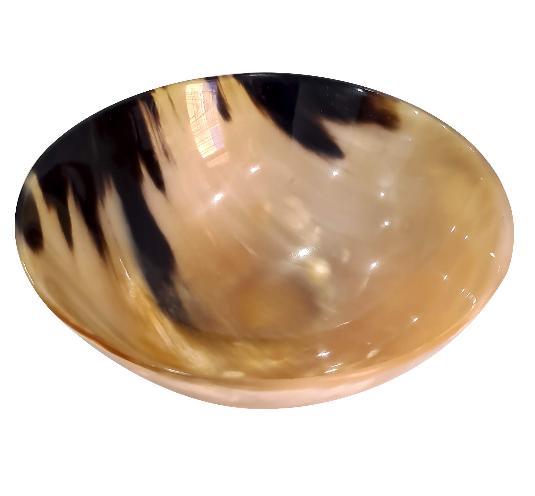 collectiblesBuy Handcrafted Vintage Ox Horn Shave Bowl – 5