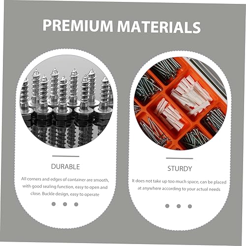 Miniatura 5 de DOITOOL Caja de almacenamiento de piezas electrónicas Caja organizadora de herramientas multiusos para escritorio