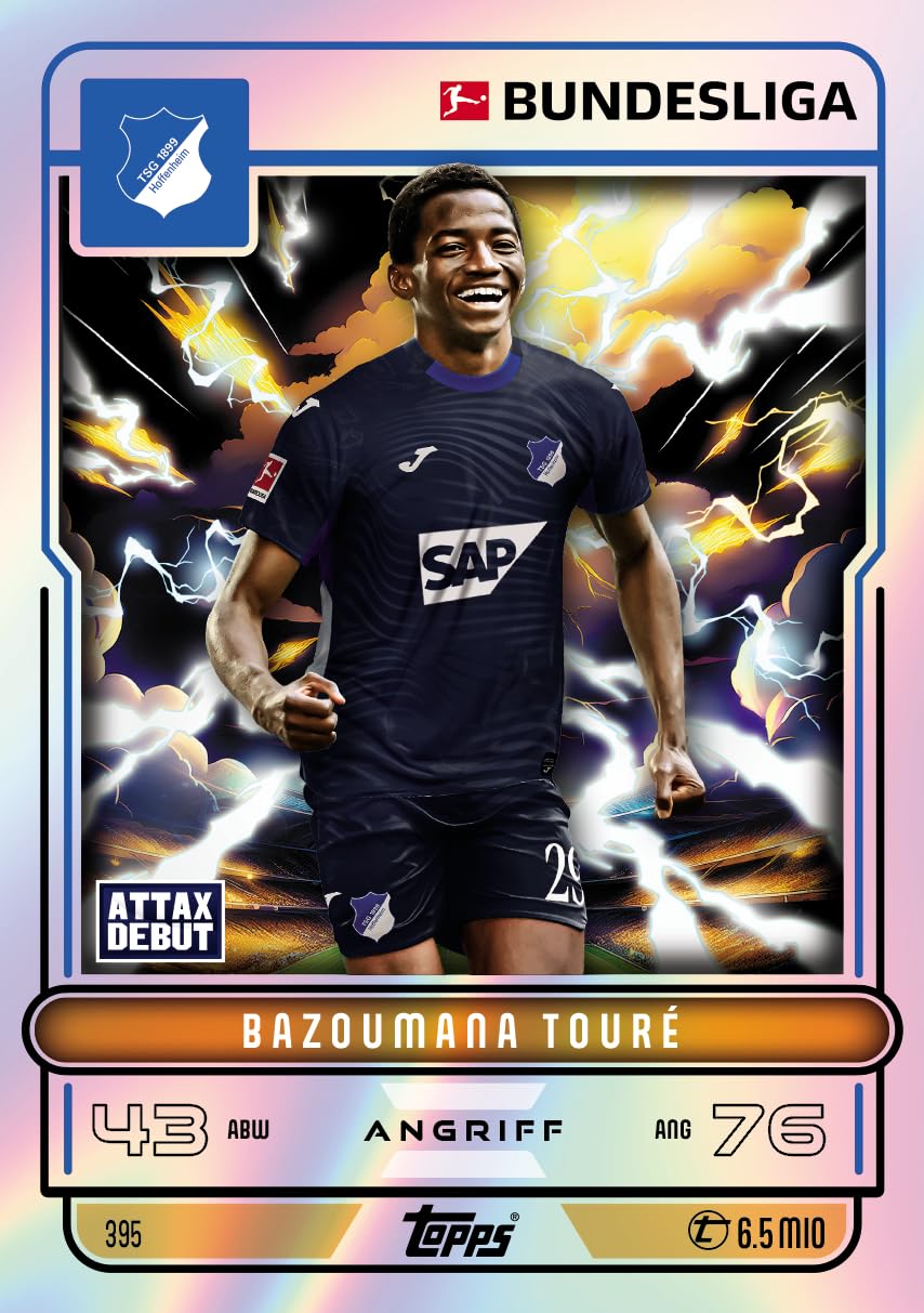 Bundesliga Match Attax 25/26 - Mini Tin - Lightning (39 Karten darunter 3 Exklusive Tin-Karten) - 3