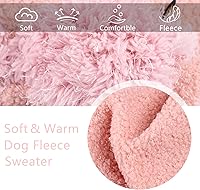 Vista 6 de Sudadera Chihuahua para Perros Ropa para Perros Pequeños Suéter para Perros Niña Niño Suéteres de Forro Polar Suave para Perros Pequeños y Medianos