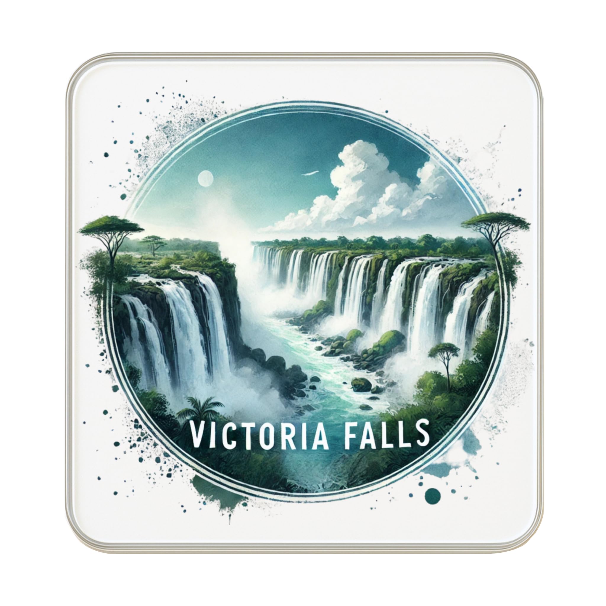Imán de nevera Victoria Falls Zimbabwe el regalo de recuerdo perfecto para viajeros