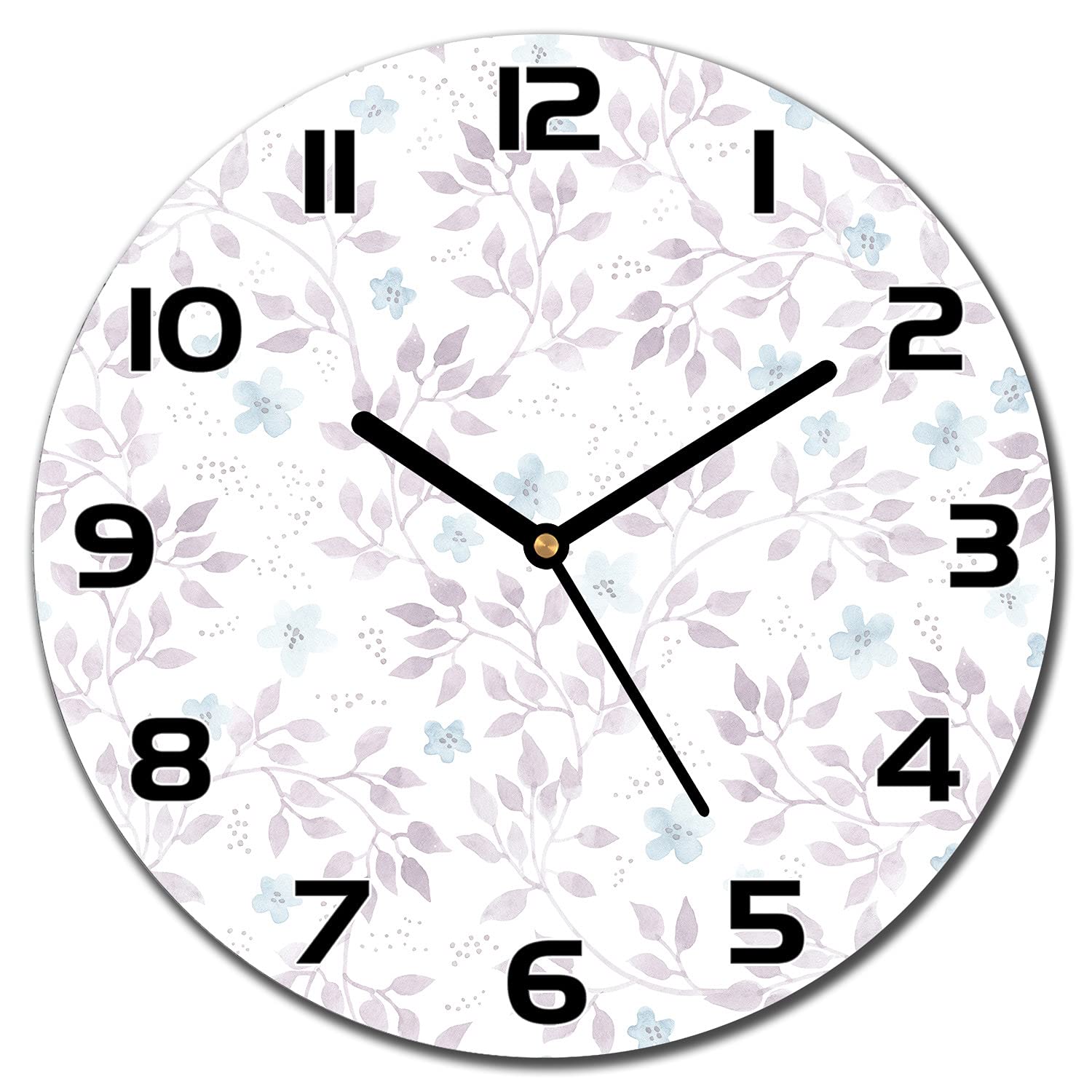 Horloge en verre silencieuse 30 cm pour stopper les bruits de tic-tac
