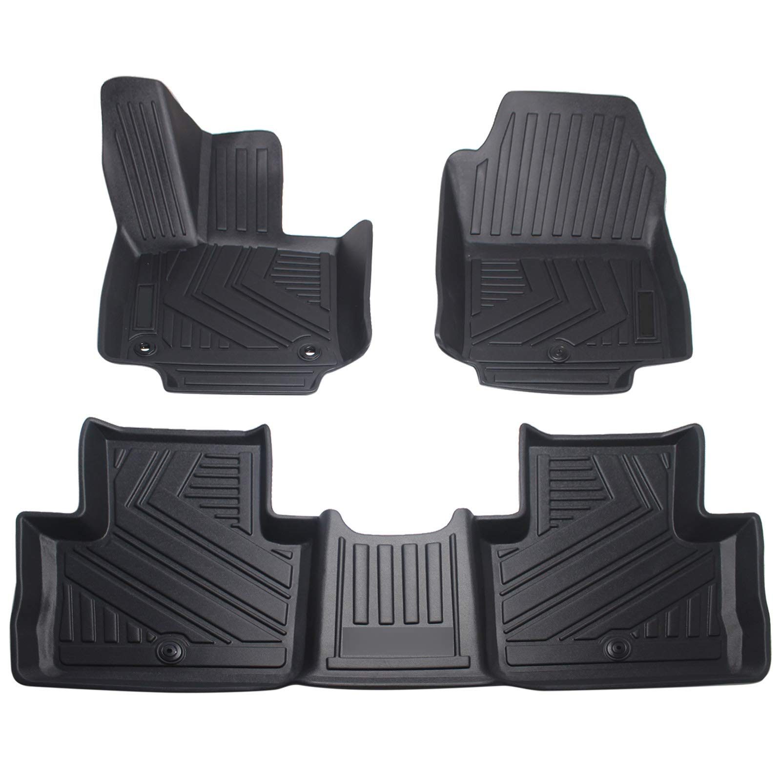 Vanseno Car Floor Mats & Cargo Liners Car Trunk Mats Set Compatible for