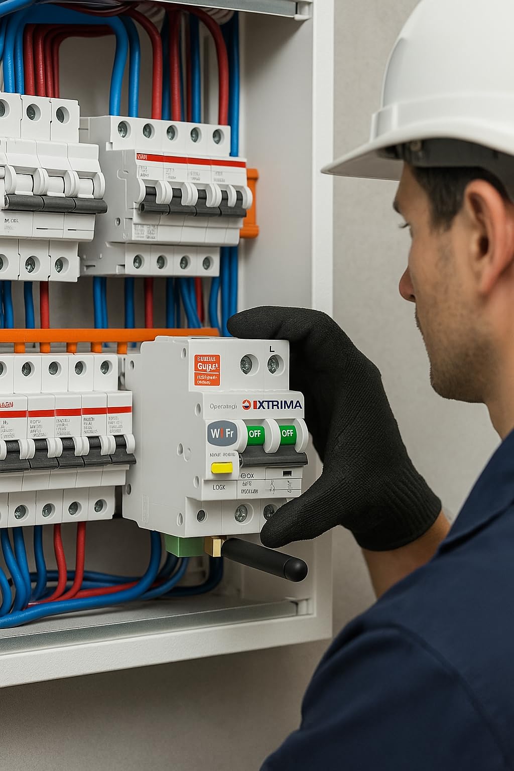 Interruttore Differenziale RCBO WiFi 1P+N 16A con Protezione Tuya Smart per Impianti Domestici – ESR3516