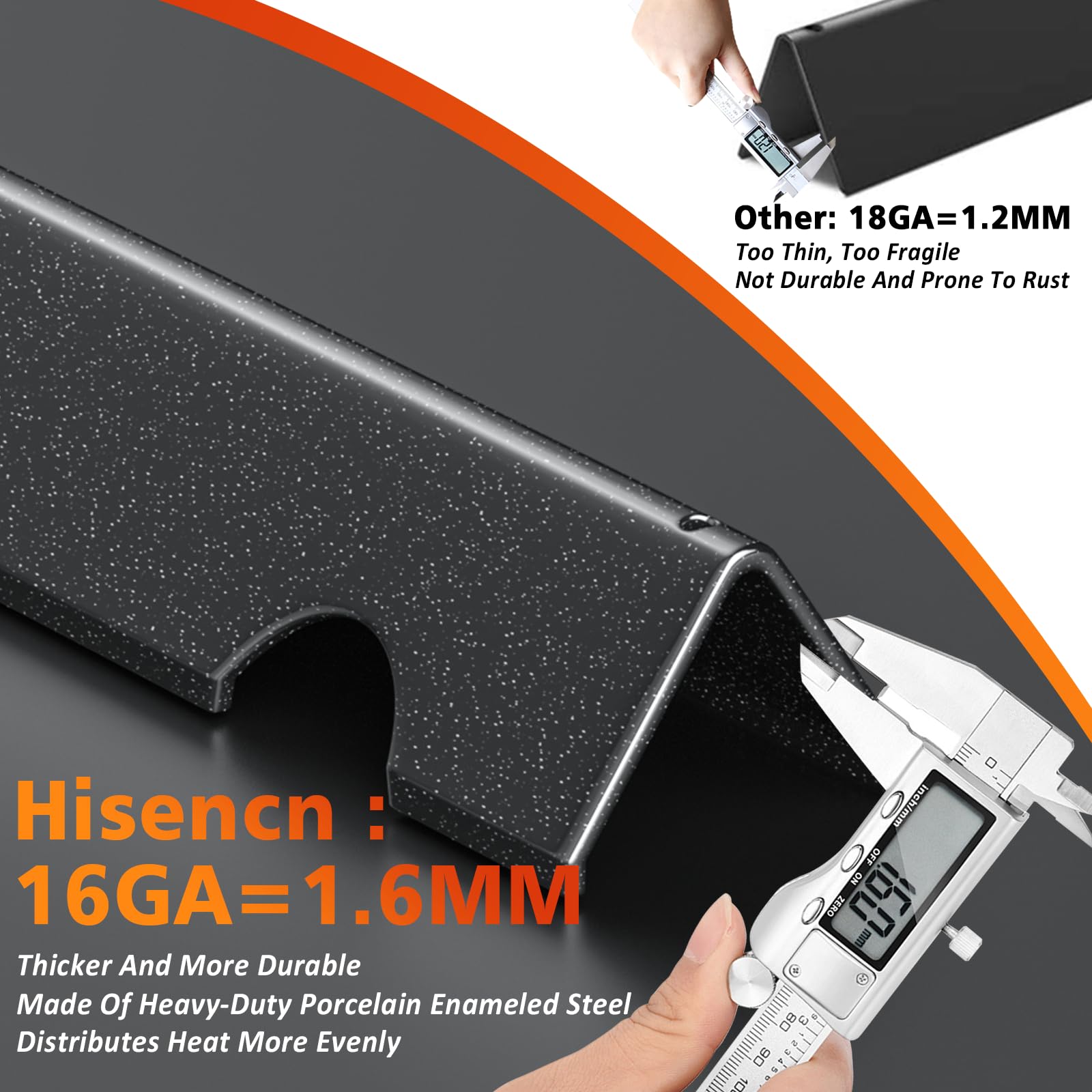 Flavorizer Bars für Weber Genesis II 300 Serie, Genesis II E310, E315, E335 (2017 und neuer) Gasgrills, Ersatz für Weber 66032