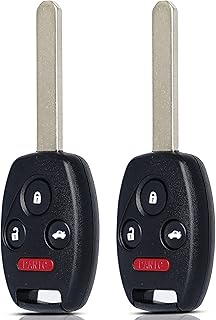 Key Fob Remote Replacement Fits for Accord 2003 2004 2005 2006 2007/Element 2010 OUCG8D-380H-A Keyless Entry Remote Control 35118-SDA-A11 46CHIP (PCF7936) (Pack of 2)
