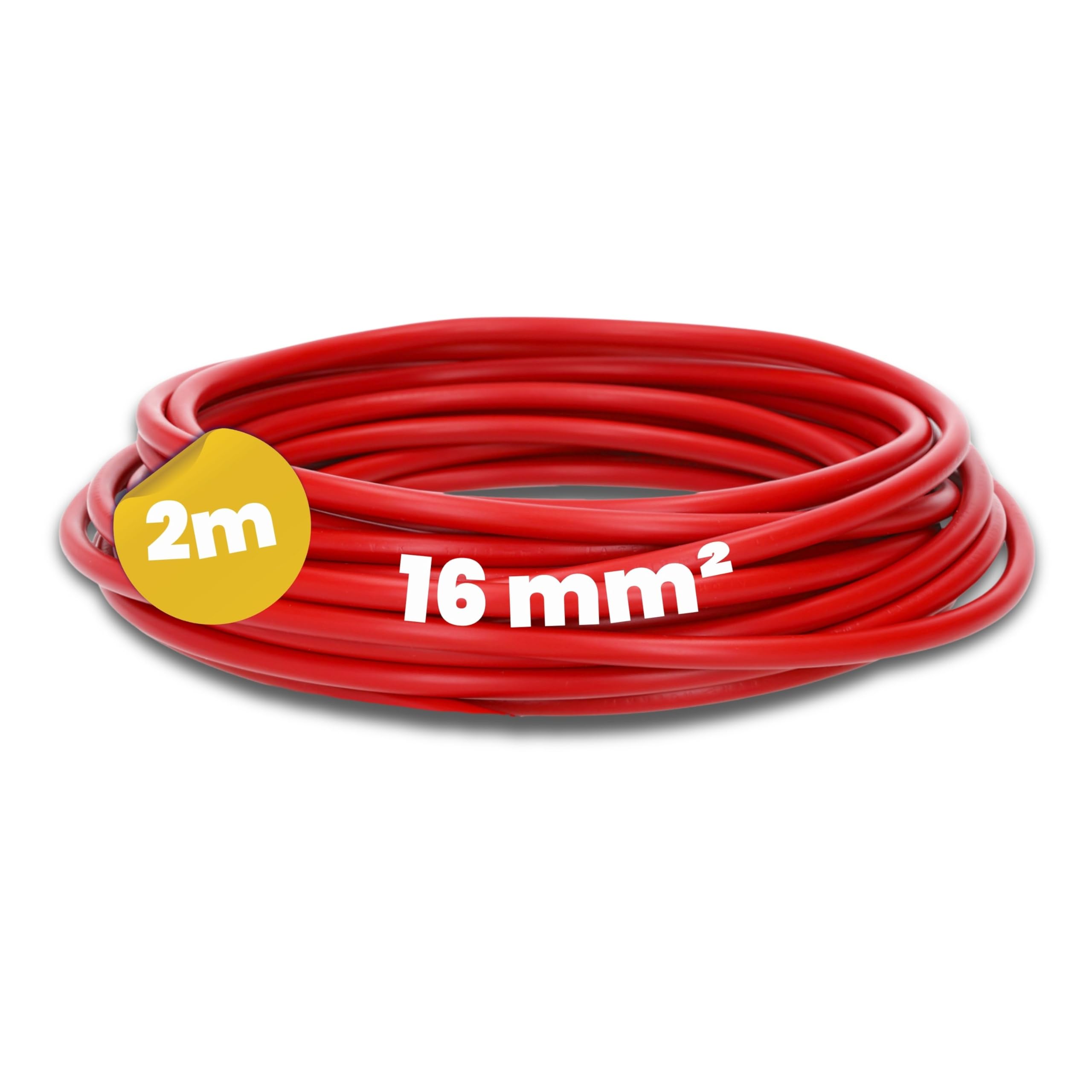 Kalitec 2 Metri H07V-K 16 Mm² Rosso Cavo Di Cablaggio Flessibile Per Armadio Elettrico E Cablaggio A Filo Singolo - Foto 3