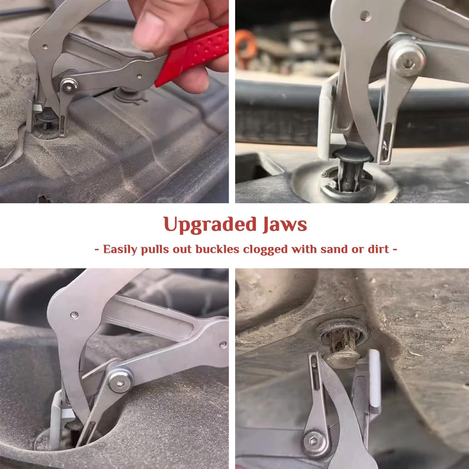 Car Clip Pliers, Panel Clip Removal Pliers,Professional Plastic Fastener Removal Tool for Auto Door Panels,Comfort Grip Handle,Damage-Free Disassembly