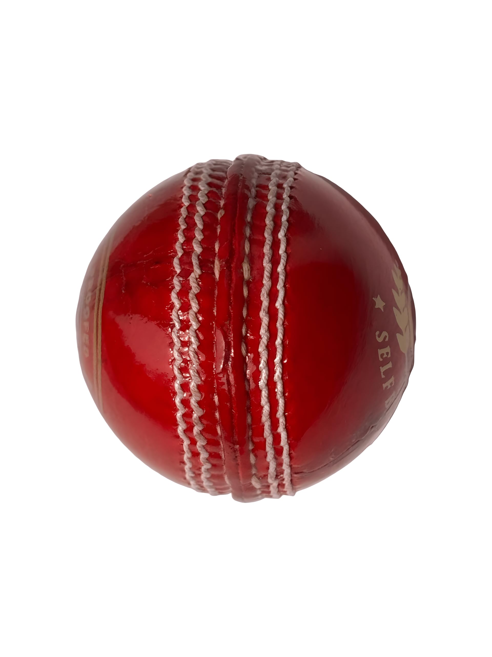 SELF BELIEVE Test Cricket Leather Ball, Red,Pack of 1,Standard Size for Test Cricket-image-37