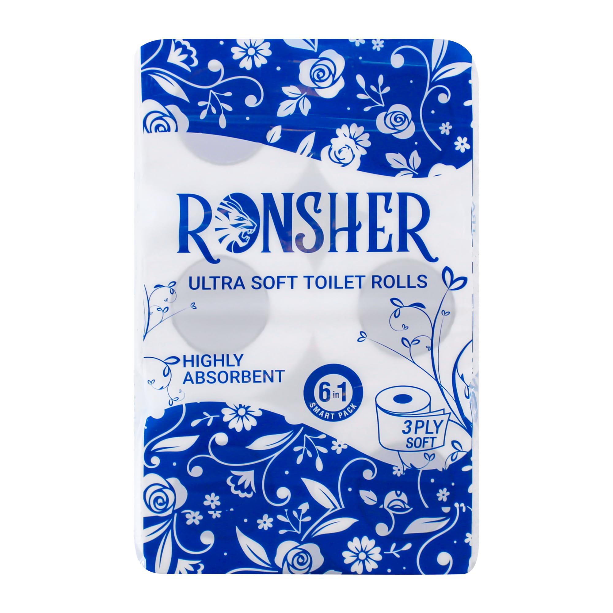 Ronsher | 3 Ply Toilet Tissue Paper Roll | 6 In One Pack | Highly Soft & Absorbent | Virgin Paper | Skin-Friendly for Gentle Comfort (B0D31PXK4N) Amazon Price History, Amazon Price Tracker
