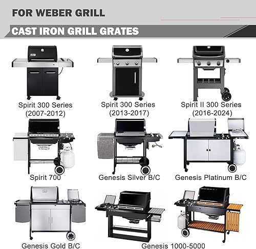 Miniatura 9 de Genesis 7566 Piezas de repuesto para plancha Weber Genesis E-310 E-330 S-330 Piezas de parrilla Weber Genesis 300 Series S-310 EP-310 E-320 S-320