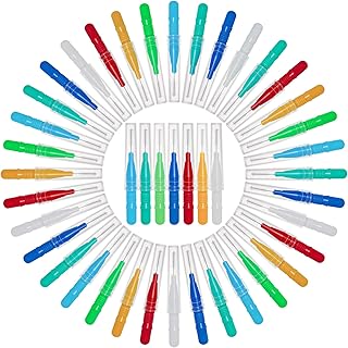 140pcs Interdental Brush Braces Brush Braces Flossers Proxy Brushes Dental Gum Soft Picks Toothpick Oral Dental Hygiene Brus Tooth Flossing Head Tooth Cleaning Tool (3 Size)