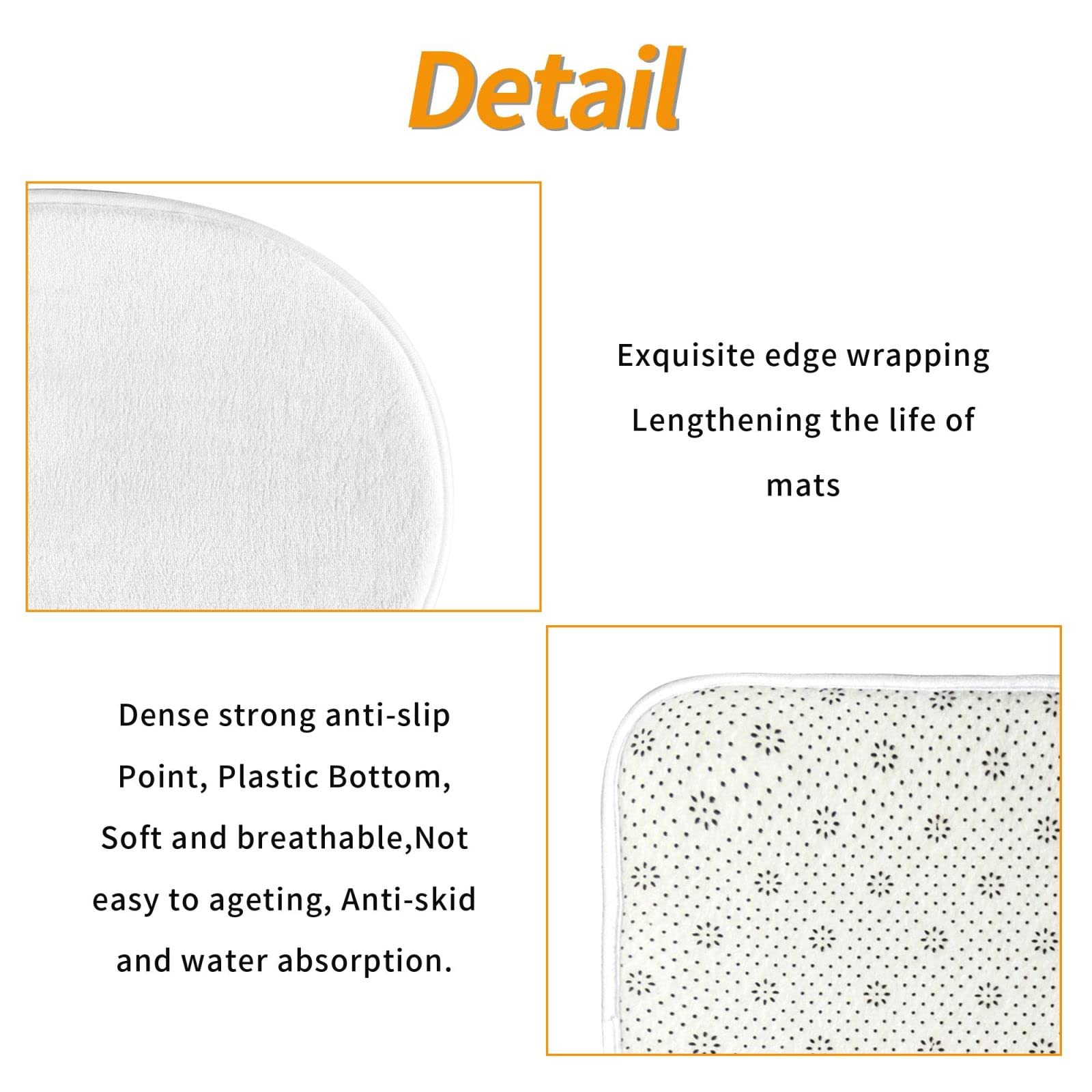 Set di 3 tappetini da bagno con gatto, in flanella, morbida, antiscivolo, con coperchio, decorazione per la casa