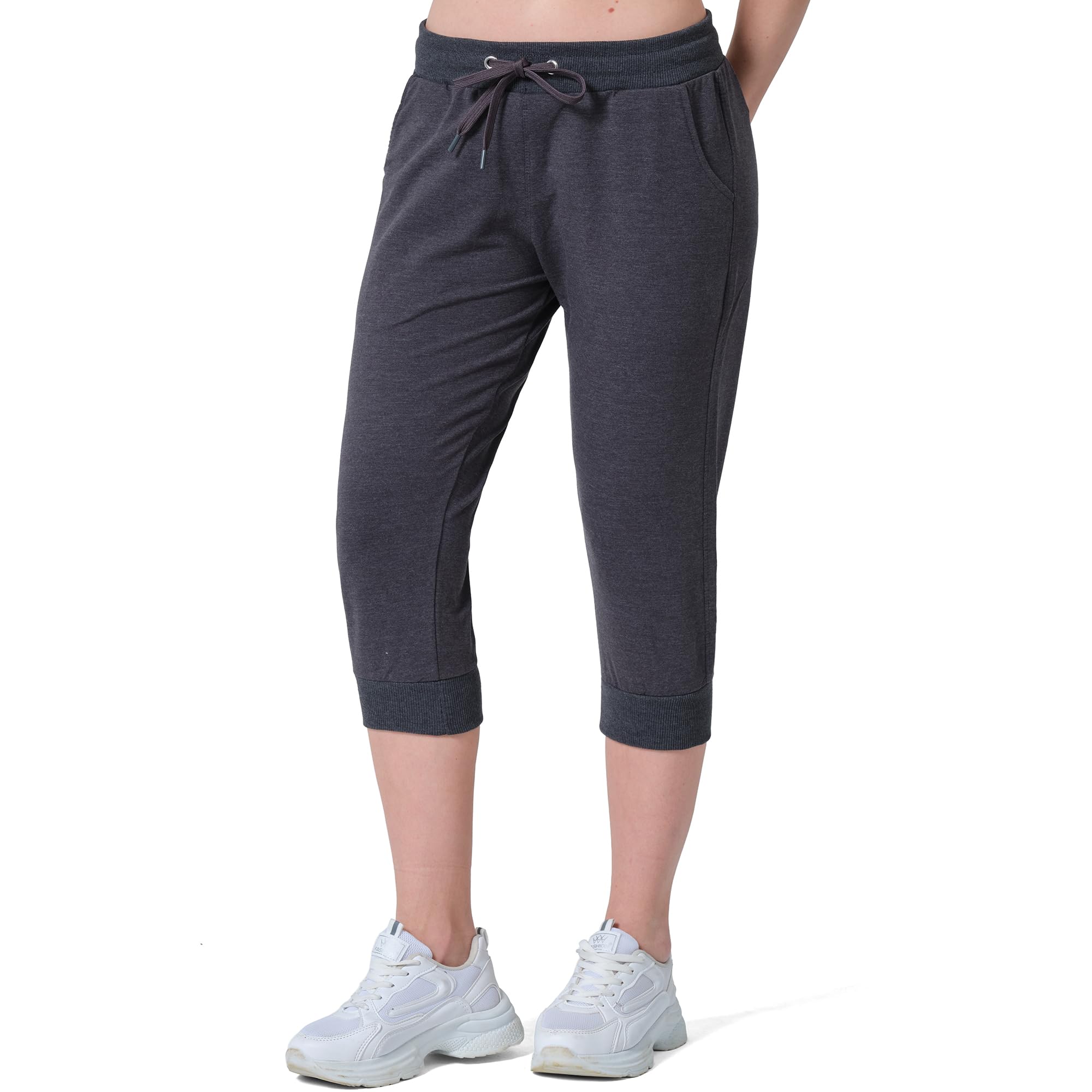 Smith & Solo Jogginghose Damen – Sporthose Frauen Baumwolle| Sweatpants Slim Fit Freizeithose Lang | Trainingshose Fitness High Waist – Jogger Laufhosen Modern
