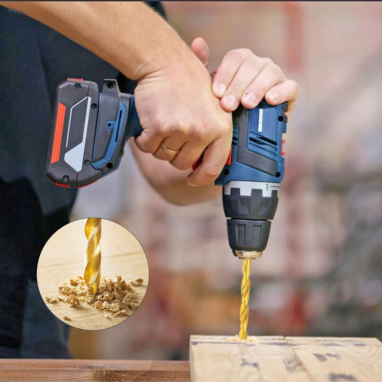 Set Punte Trapano Coniche HSS Titanio - Frese A Gradini 4-12/4-20/4-32mm Per Metallo E Legno - Foto 7