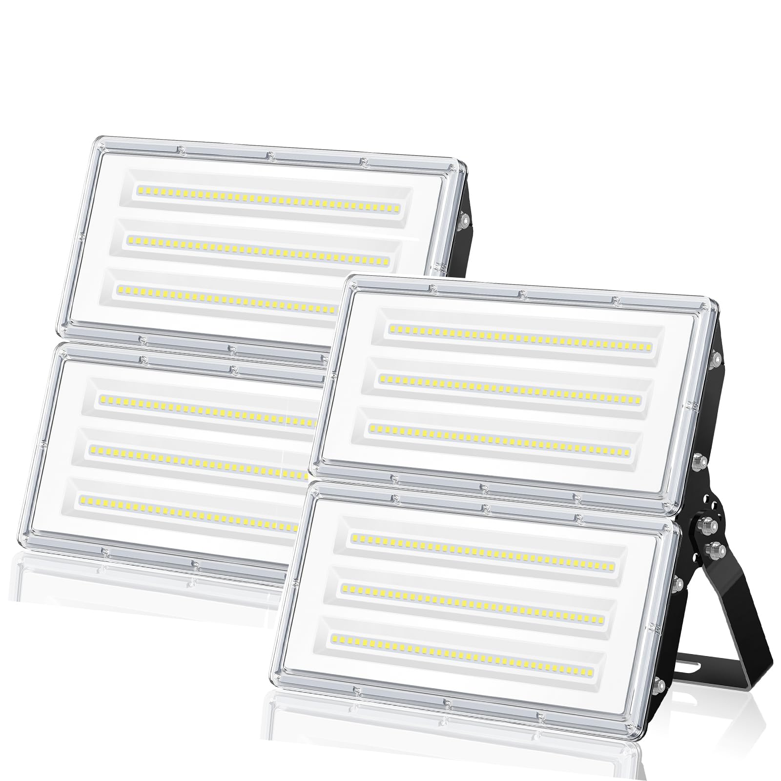 Projecteur LED Extérieur 200W 20000LM, Blanc Froid 6500K, 2 PACK