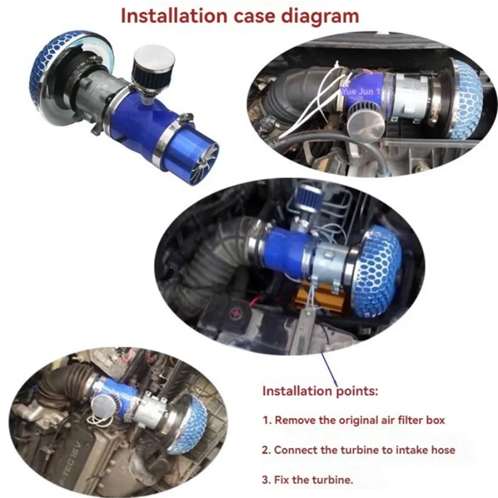 Turbocompresor Turbocompresor Turbina Automóvil Piezas de admisión general Elevador potencia Actuador del turbo