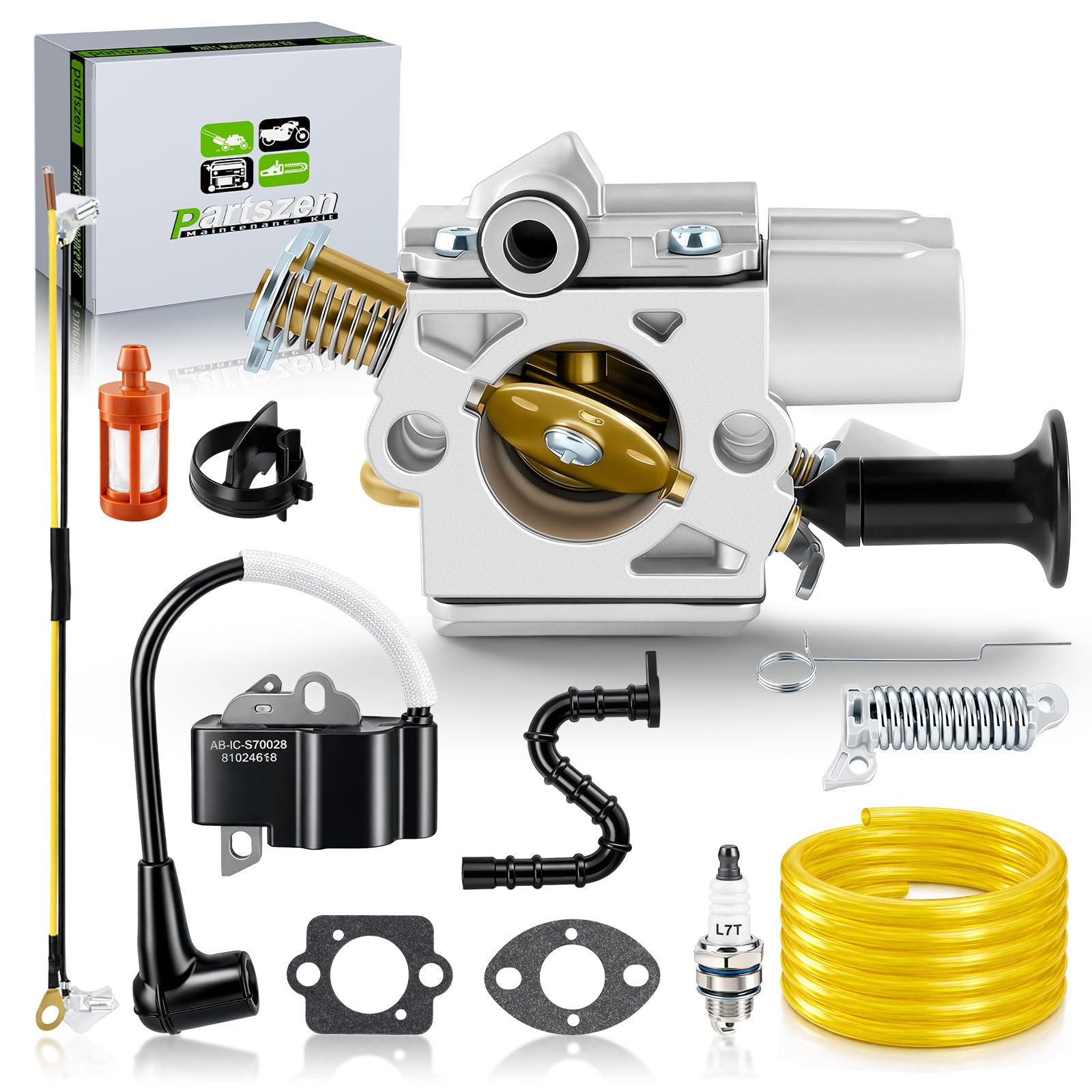 Amazon.com: partszen 11411200606 11411200646 Carburetor Tune Up