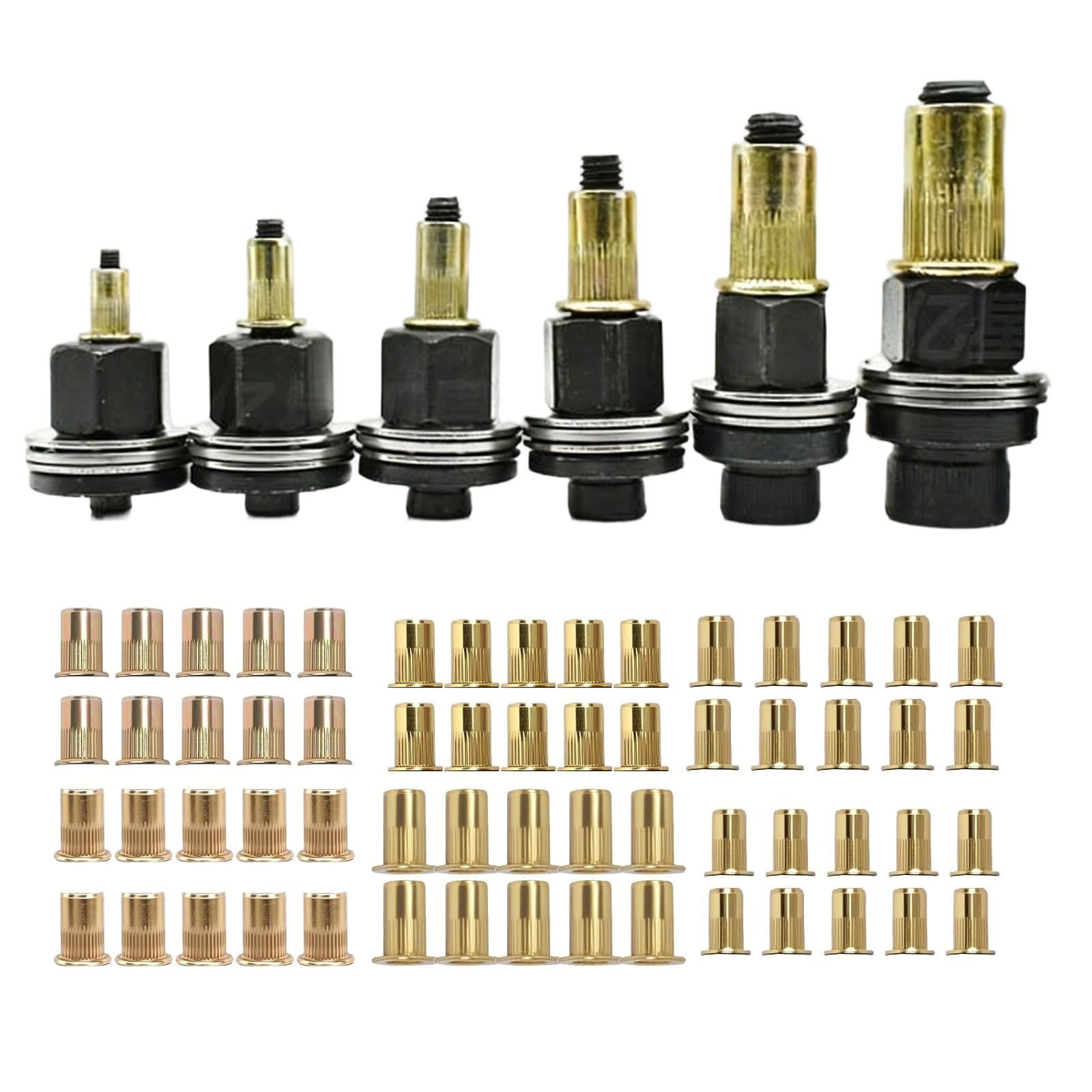 Manual Rivet for 3-10 Carbon Steel Fasteners with Ergonomic Handle, Ideal Craft and Manual Hand Riveter Tool