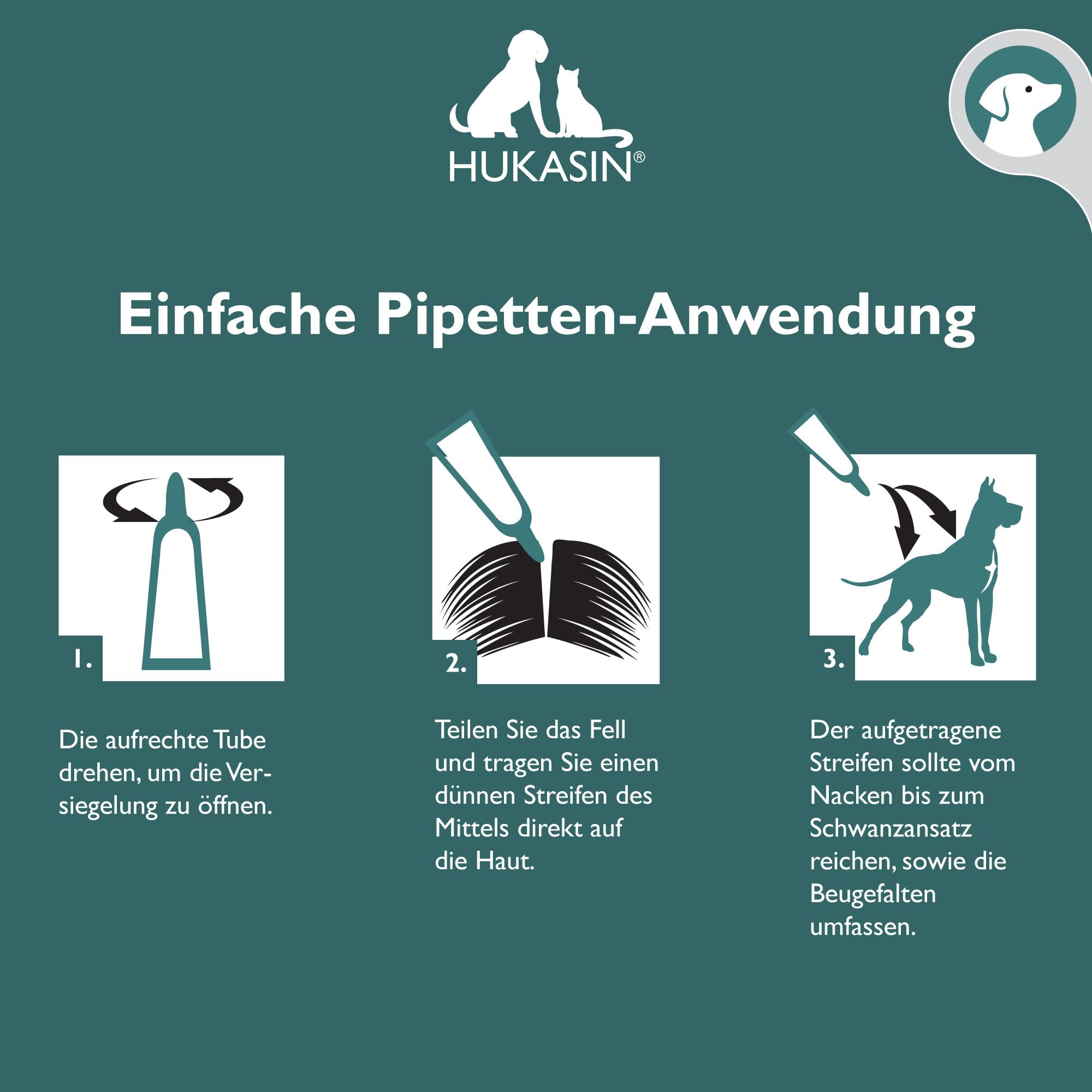 Spot On Hund - Zecken- und Floh Schutz - langanhaltender Zeckenschutz & Flohmittel bis zu 12 Wochen, für die Gesundheit Ihres Hundes