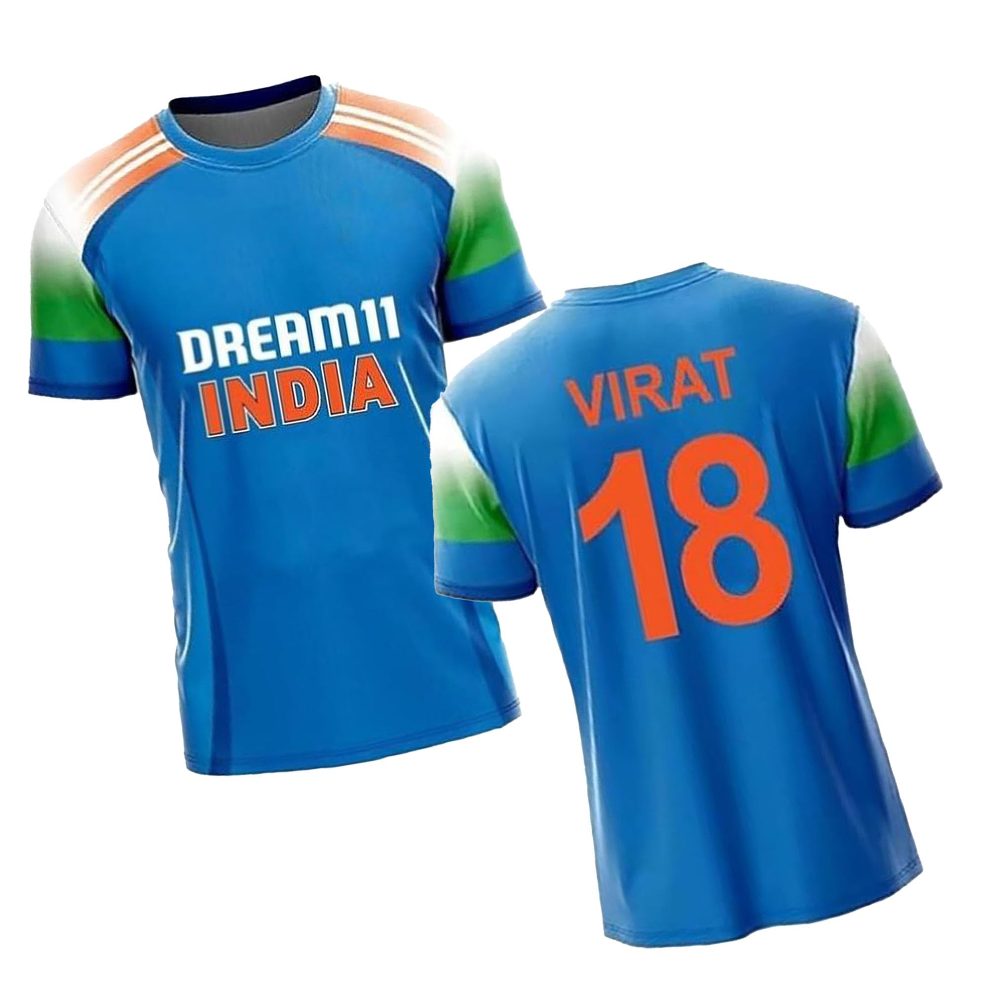 Sports Cricket Virat 18 India ODI Jersey 2025(Kid's, Boy's& Men)-picture-19