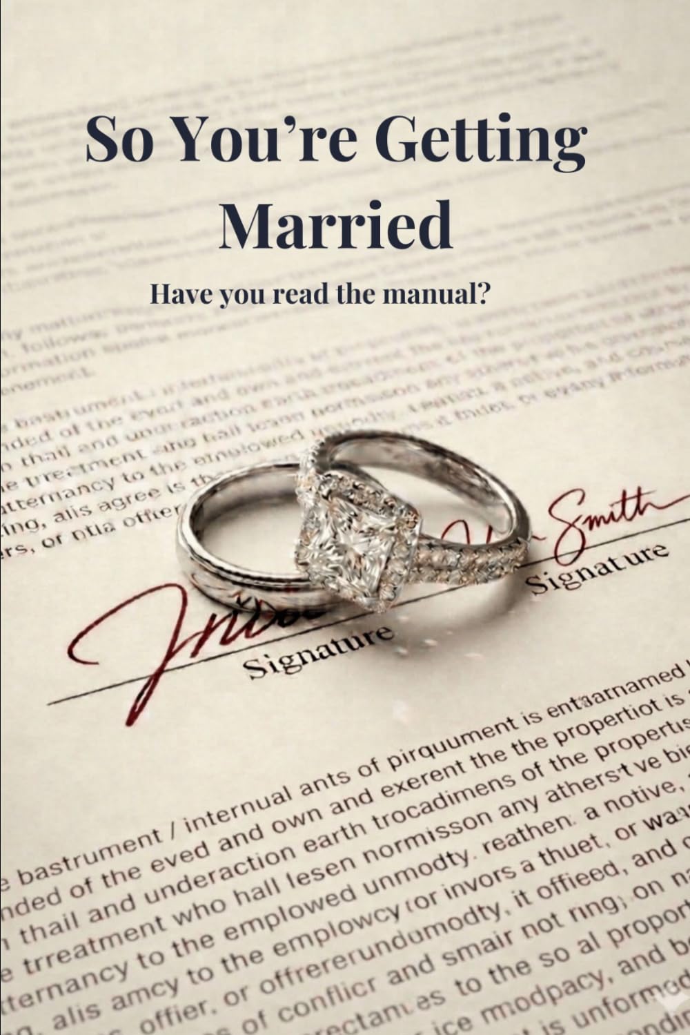 So you're getting Married. Have you read the Manual?: Why Marriage Is a Beautiful Idea and a Terrible Contract.