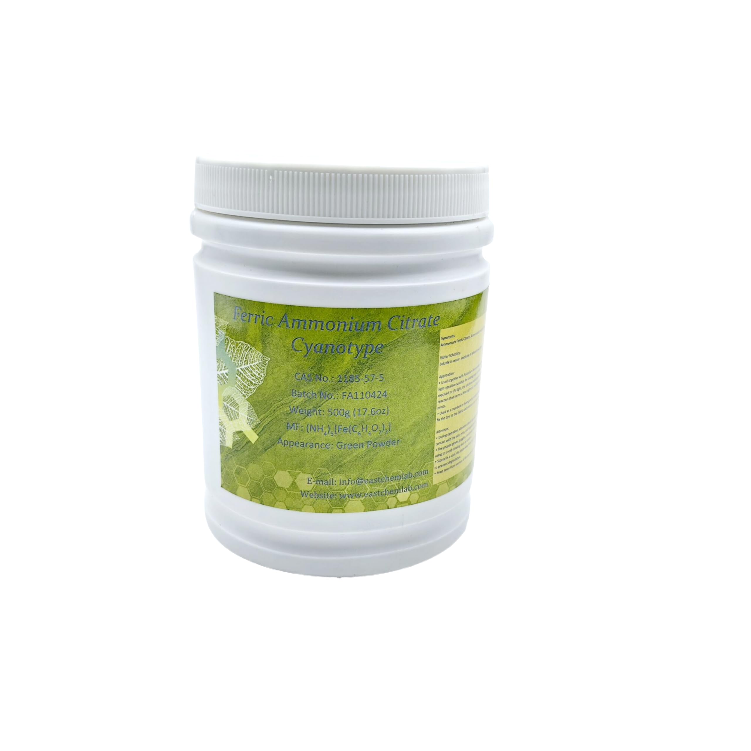 Ferric Ammoniumcitrat (Grün), für Cyanotyp (500 g)