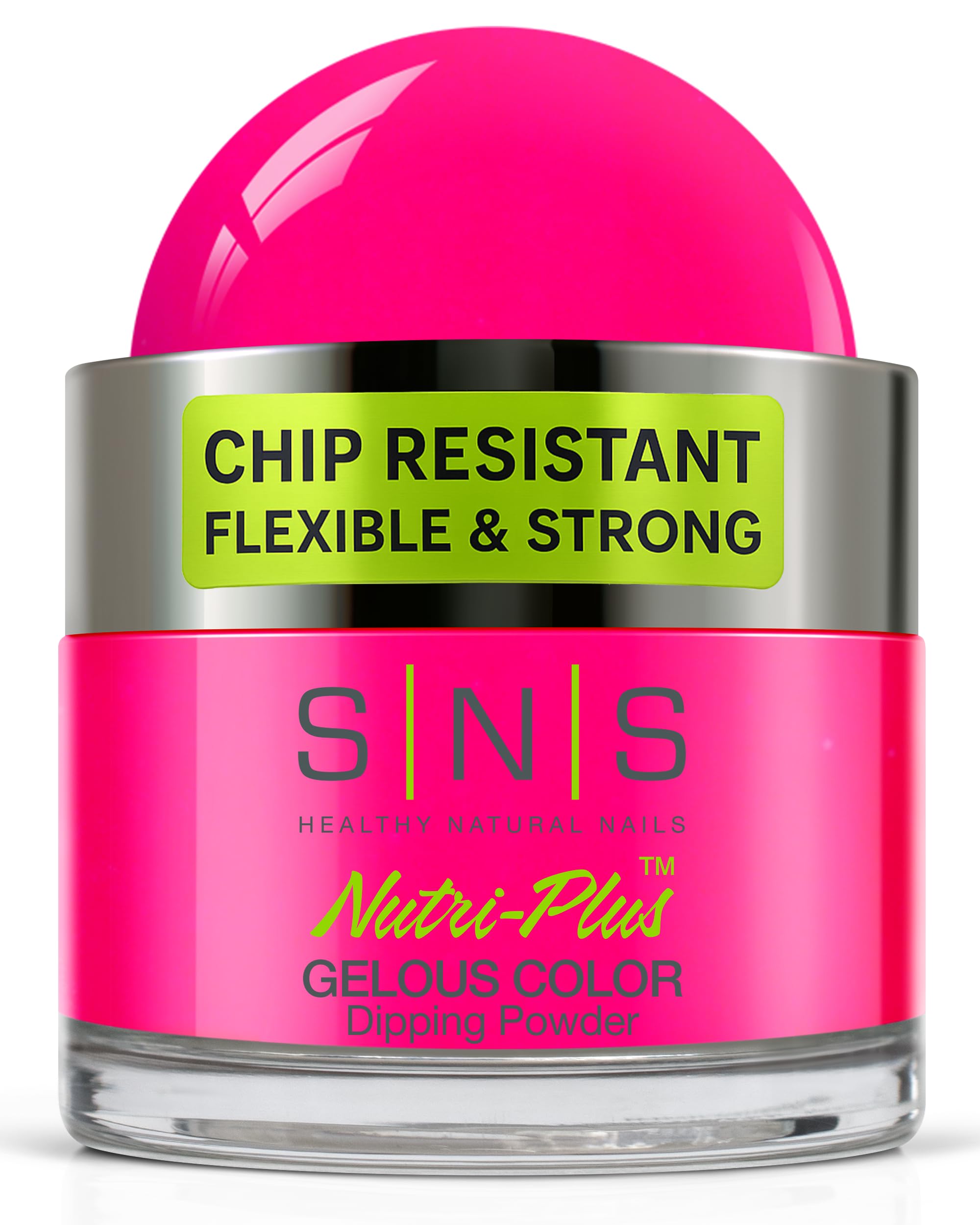 SNS Nail Dip Powder, Gelous Color Dipping Powder - Miracle Garden (Pink/Fuchsia, Cream) - Long-Lasting Dip Nail Color Dip Nail Color Lasts 14 Days -