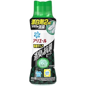 6本　アリエール　消臭抗菌ビーズ Amazon.co.jp: アリエール 消臭&抗菌ビーズ 衣料用消臭剤