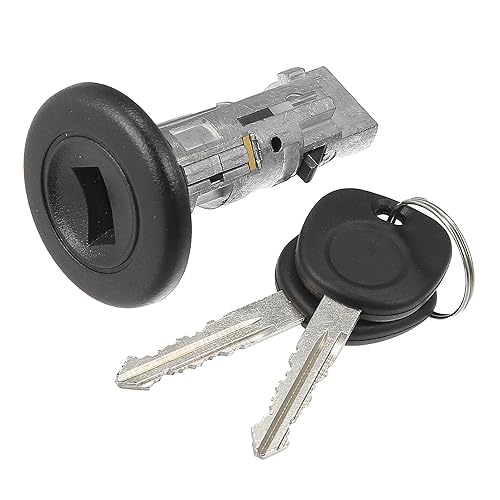 Hihaha 15298923  Interruptor de encendido interiorcilindro de bloqueo de dirección con 2 llaves para Chevy Silverado 2003-2006 para GMC Sierra