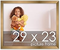 Vista 273 de Poster Palooza Marco de madera de bronce dorado de 26 x 34 pulgadas, acrílico UV, respaldo de tablero de espuma y accesorios para colgar incluidos