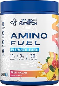 Applied Nutrition Amino Fuel - Amino Acids Supplement, EAA Essential Amino Acids Powder, Muscle Fuel & Recovery (390g - 30 Servings) (Fruit Salad) (New)