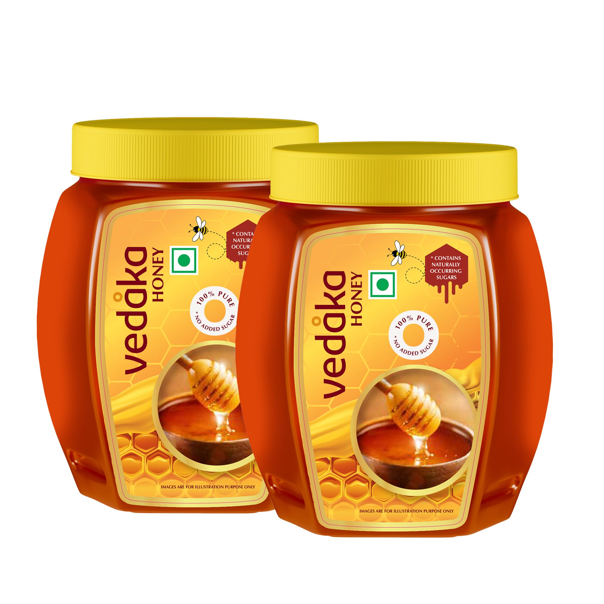 Amazon Brand - Vedaka Honey | 2 Kg | 100% Pure| No Added Sugar or Adulteration | Product of India | Pack of 2, Each 1 Kg (Previously Kitchen Cheer) (B09GYZV21Q) Amazon Price History, Amazon Price Tracker