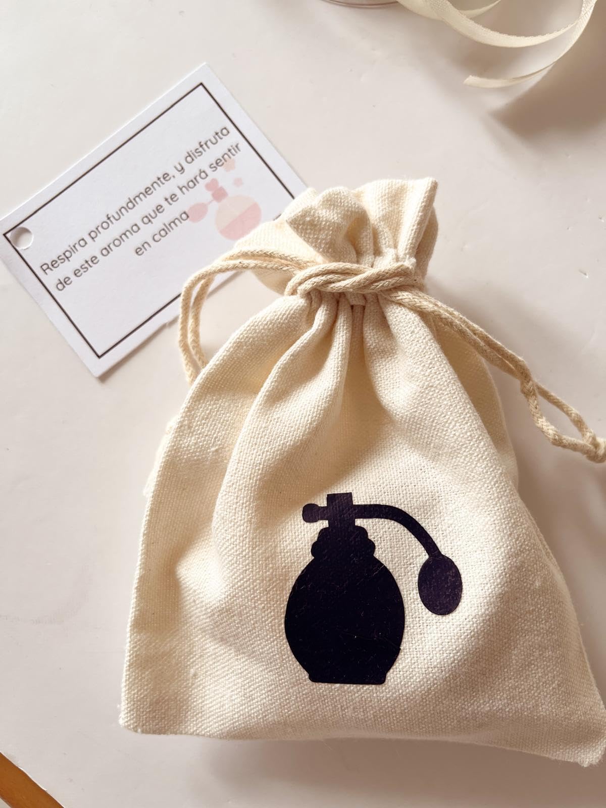 Caja Regalo de los 5 Sentidos con Saquitos de Algodón, Detalles Románticos Personalizados, Set de Regalo para Parejas
