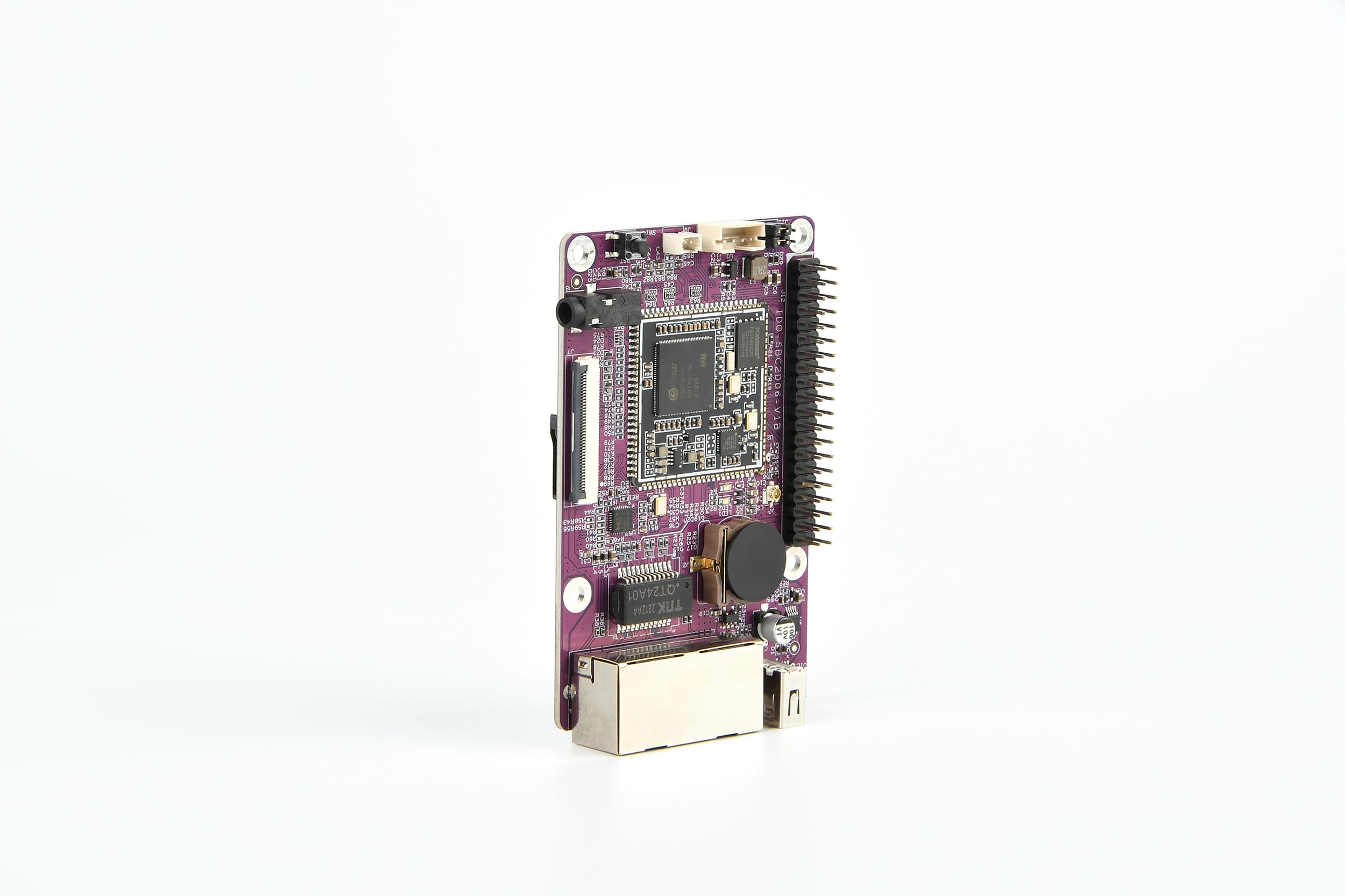 Purple Pi R1-Ido-Sbc2D06 - Computer a scheda singola, doppia porta Ethernet da 100 m, sistema operativo Linux, processore dual-core Cortex-A7 da 1,2 GHz per rete e casa intelligente