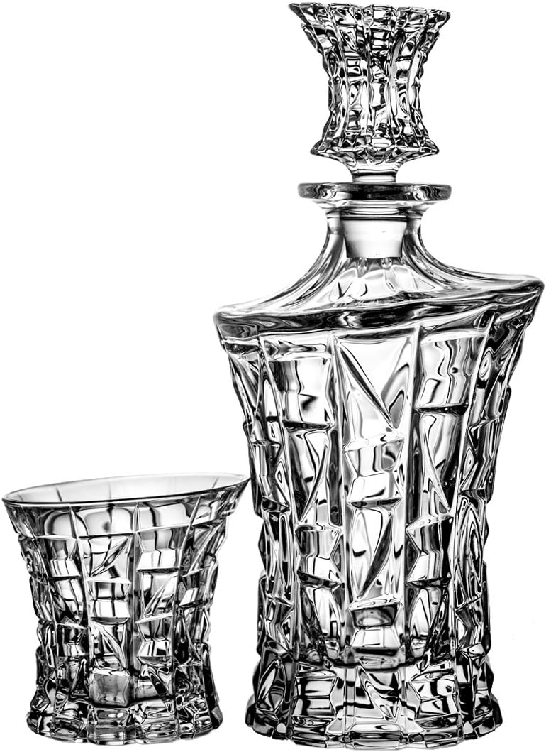 Pack of Aljulia 3807 Crystal Tumbler Set, 1x700 – 6x200 ML/13 x 13 x 22 cm 7 Units