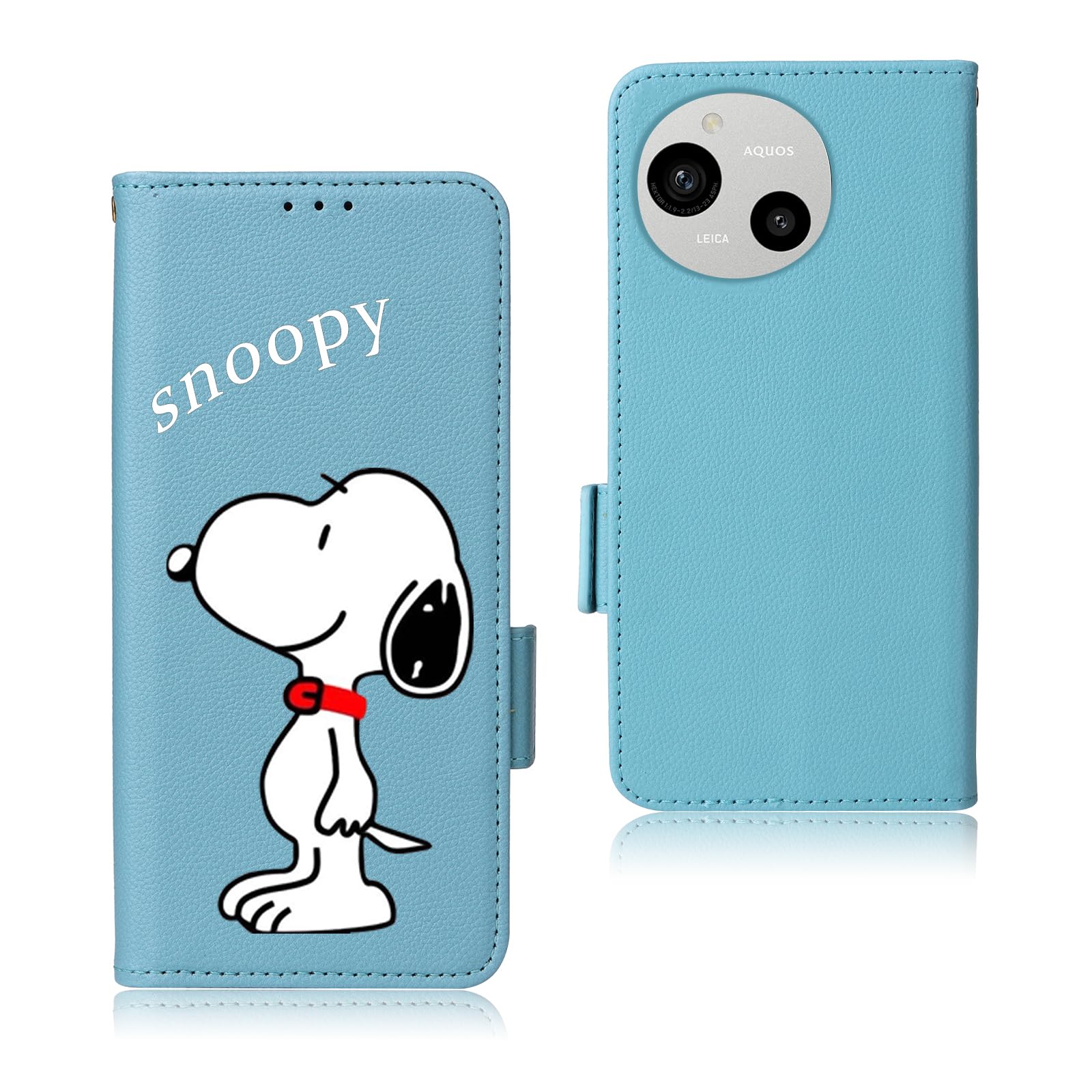 Amazon.co.jp: Ailiber AQUOS Sense9 用のケース 手帳型 高級PUレザー