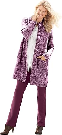 plus size knit jacket