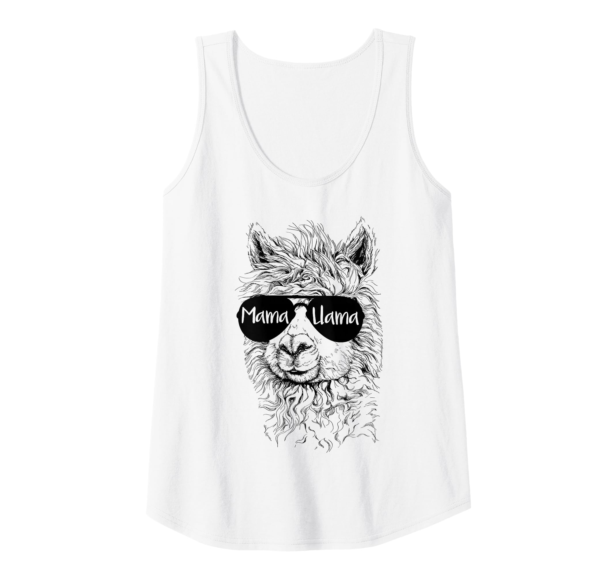 Womens Llama Lover Mama Llama Tank Top