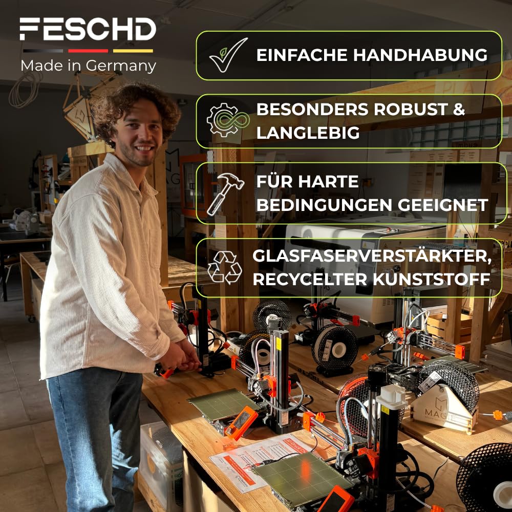 Handyhalterung Fahrrad für alle Smartphones - Fahrrad Handyhalterung mit Doppelsicherung: felsenfester Halt an Allen gängigen Lenkern (25,4-35mm) - Handyhalter fürs Fahrrad Made in Germany