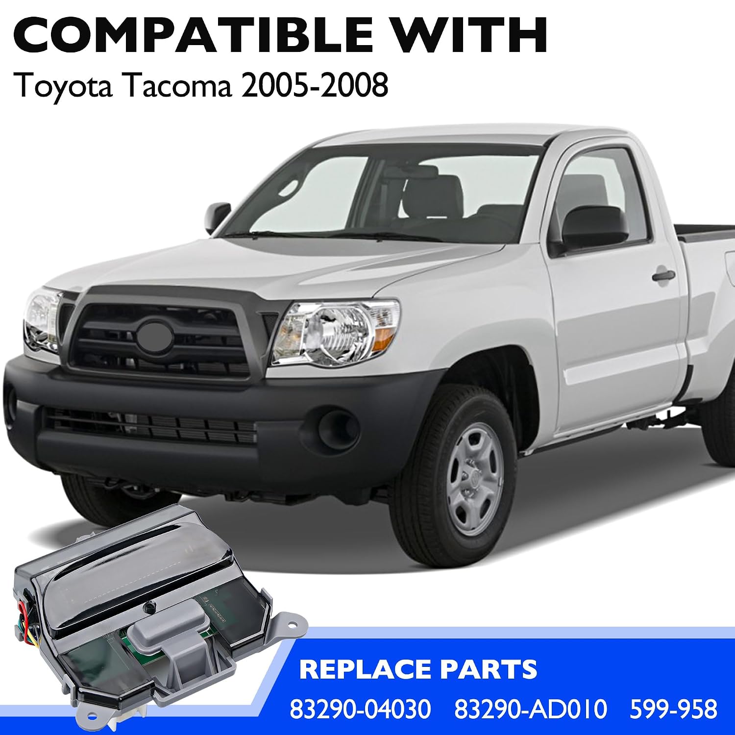 Temperature and Direction Display Overhead Fits 2005-2008 Toyota Tacoma