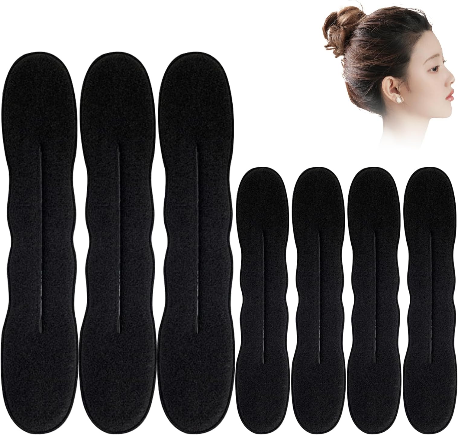 10 PCS Hair Bun Maker for Women Lazy Hair Curler Bun Clips