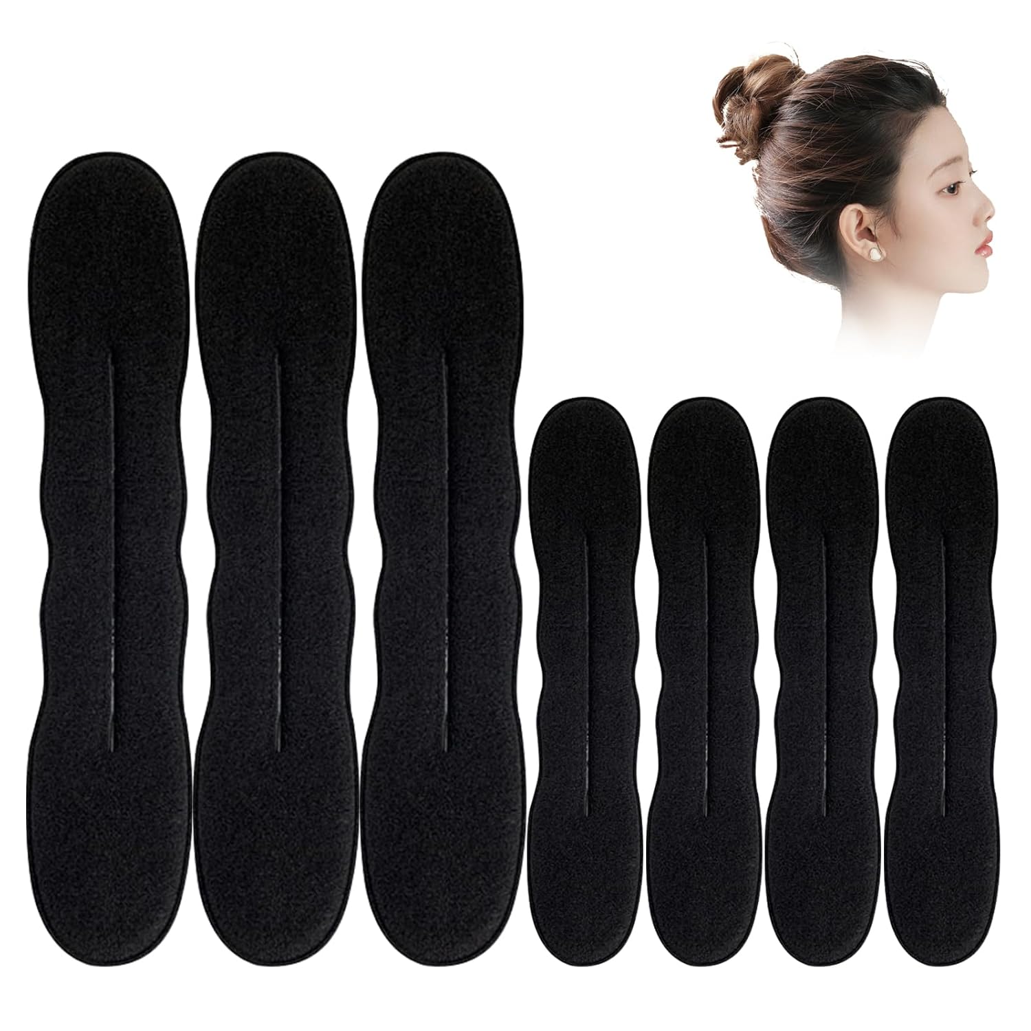 10 PCS Hair Bun Maker for Women Lazy Hair Curler Bun Clips