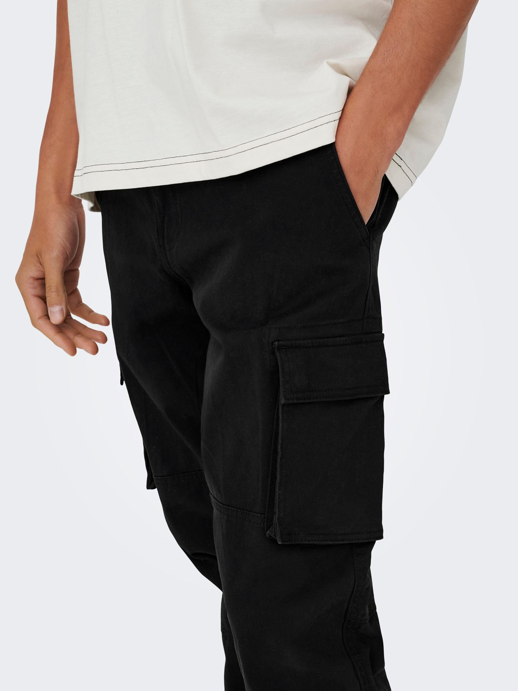 Only & Sons Only & Sons Male Cargo-hose Onscam Verjüngt Cargo-hose - bojówki Mężczyźni